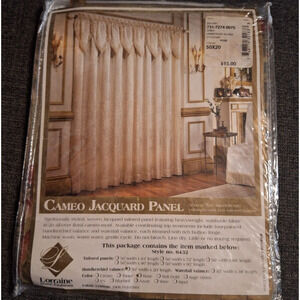 Lorraine Home Fashions Cameo Jacquard Hankerchief Valance Rose 50 x 20 Inches